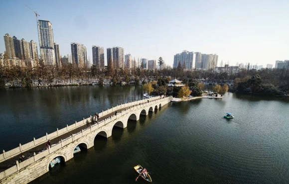 合肥市逍遙津、杏花公園水環(huán)境治理工程順利通過竣工驗收